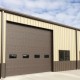 Thermal commercial garage door.